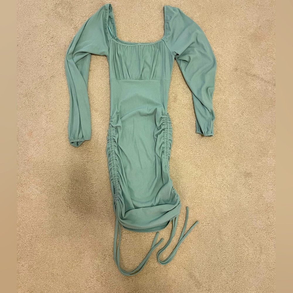 Altard State Ruched Puffy Long Sleeve